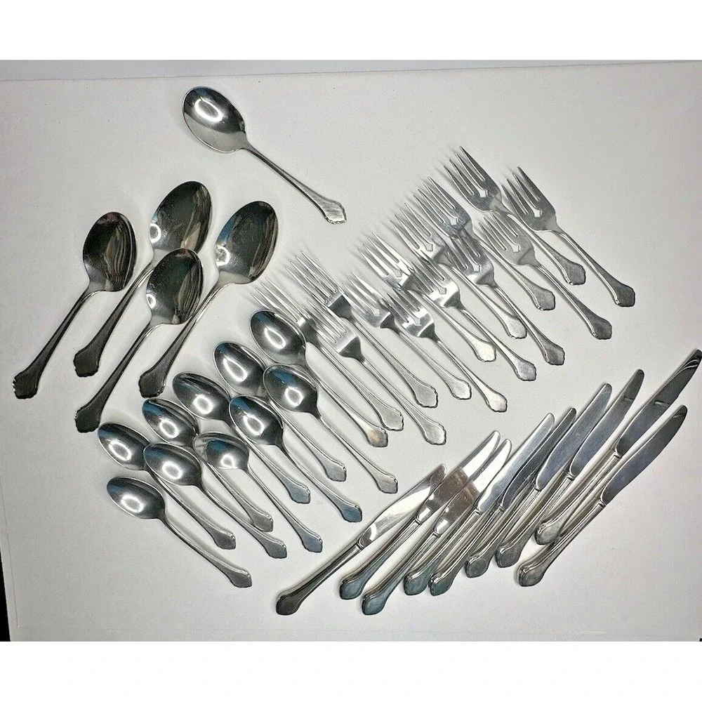 Oneida‎ Rogers Summermist Stainless Flatware Replacement Set 37 Dinner Fork